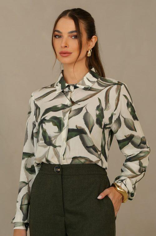 Comprar Camisa Floral Verde