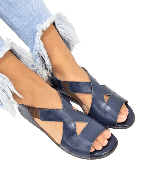 Comprar SANDÁLIA RASTEIRA IODIA COR MARINHO FORMA CORRETA a