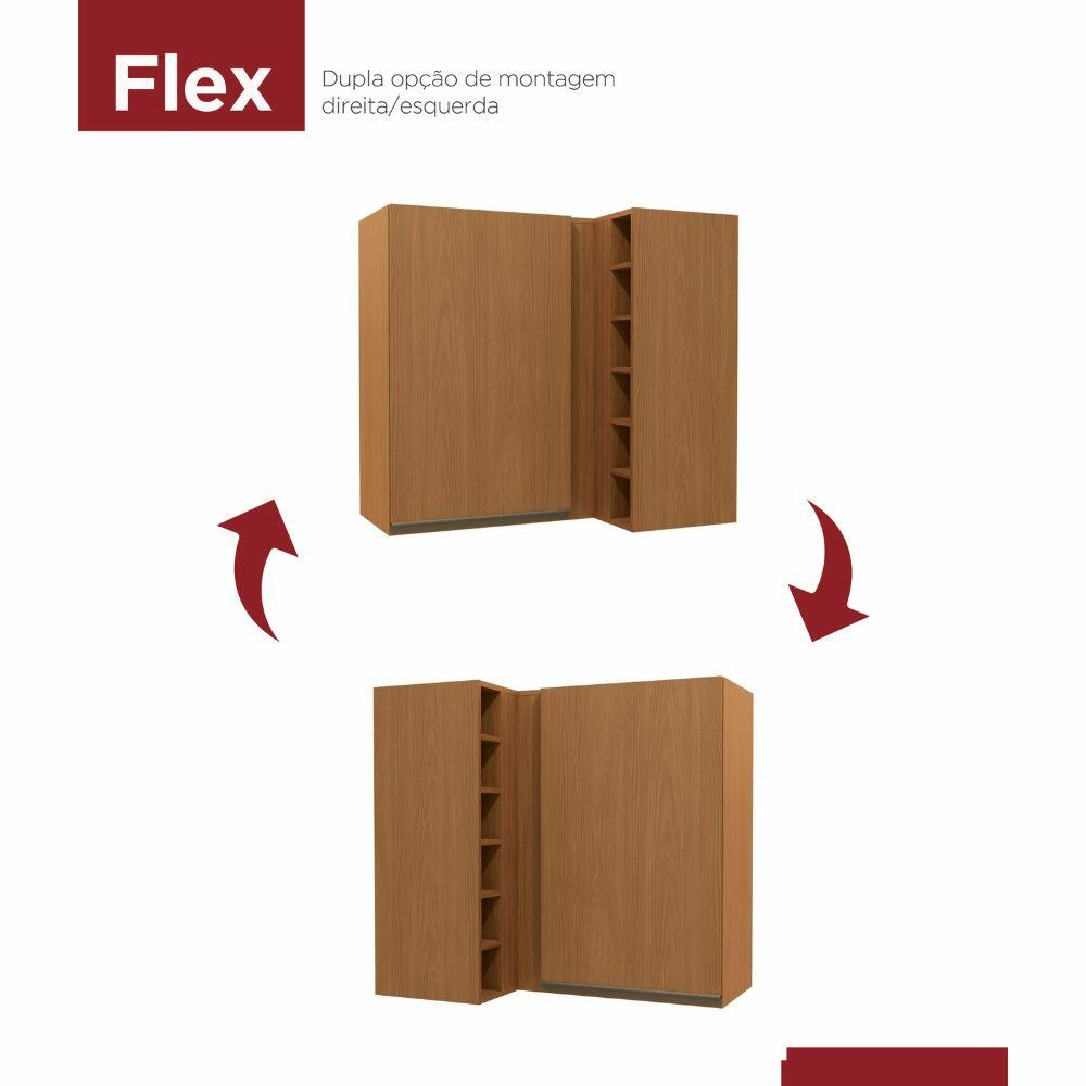 Comprar Armário Aéreo Canto Reto 98cm 1 Porta Maxxi Kappesberg
