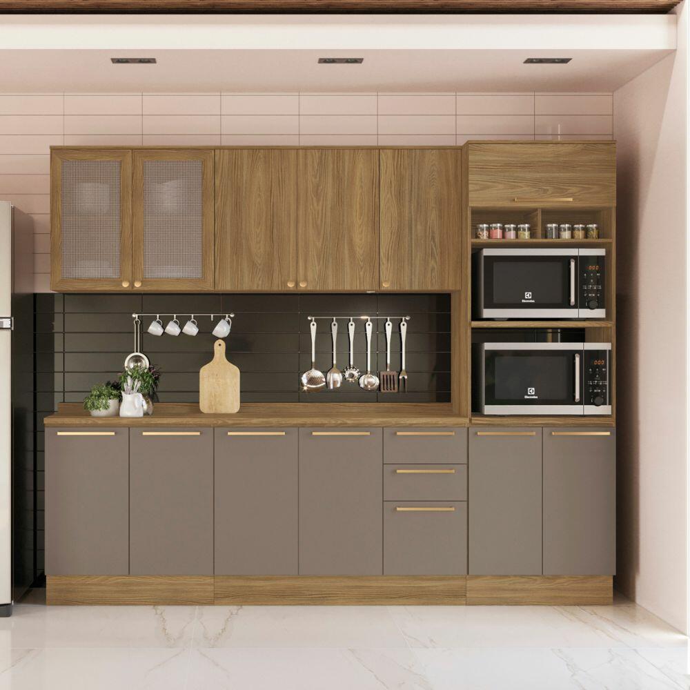 Comprar Cozinha Compacta 270cm 5 Peças 12 portas 3 Gavetas com