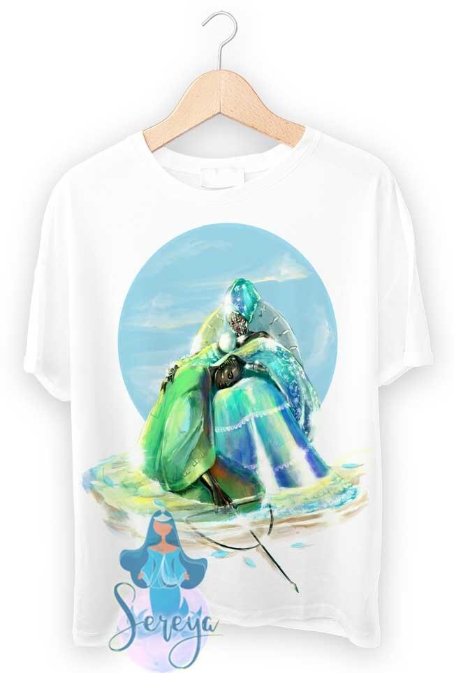 Comprar Camiseta Iemanjá e Oxóssi - Mãe e Filho
