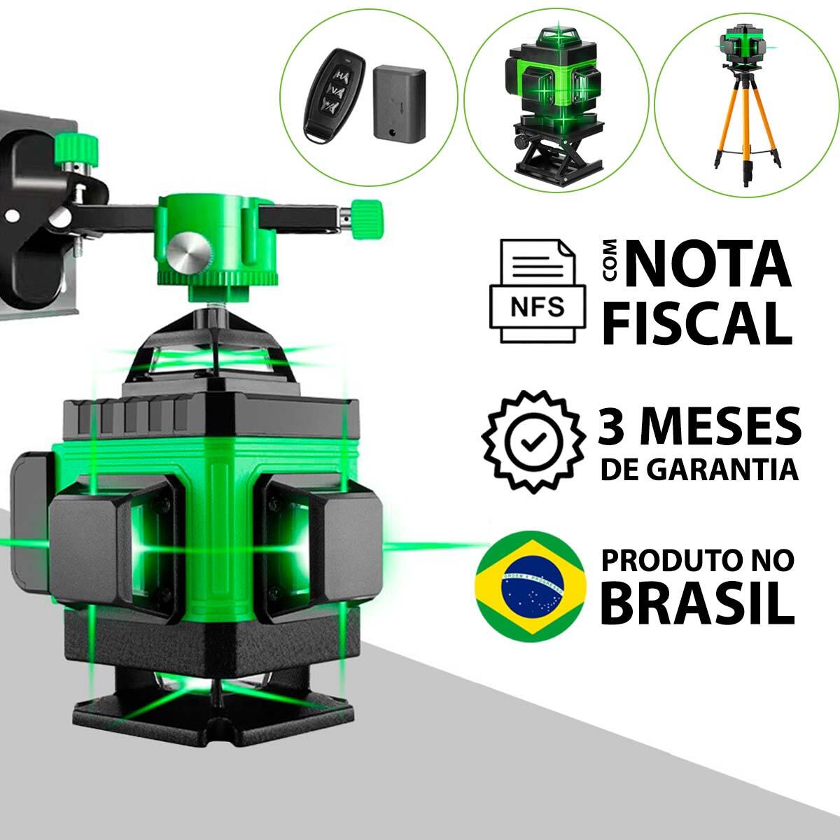 Comprar Nivel a Laser 16 Linhas Recarregável + Maleta + Tripé