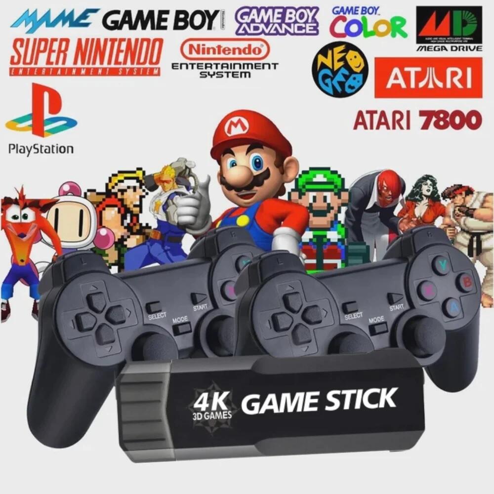 Videogame Retro Game Stick GD10 20000 Jogos Clássicos e 2 Controles - Cadê  Meu Jogo