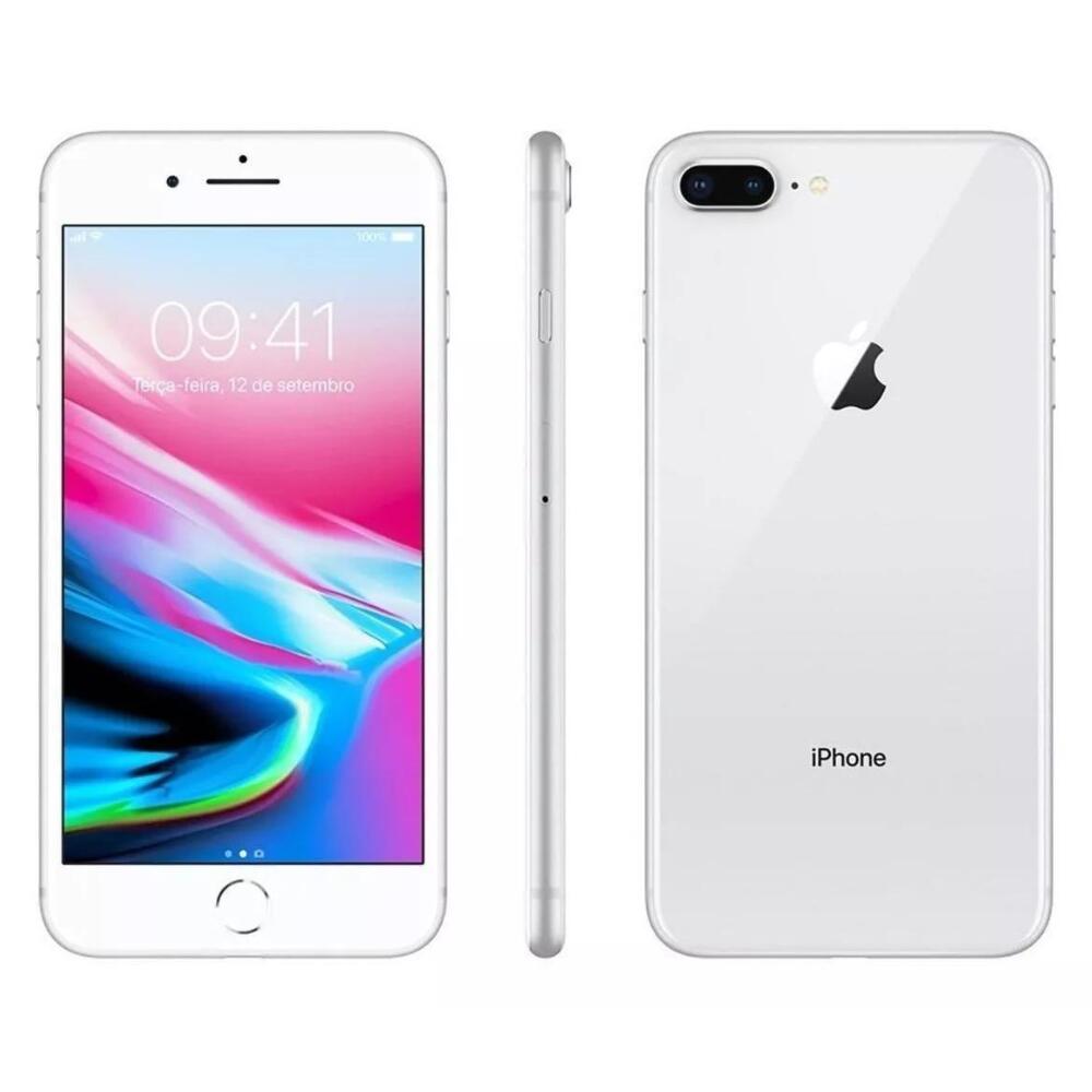 Comprar Apple iPhone 8 Plus 64GB Prata - Seu Celular Seminovo com