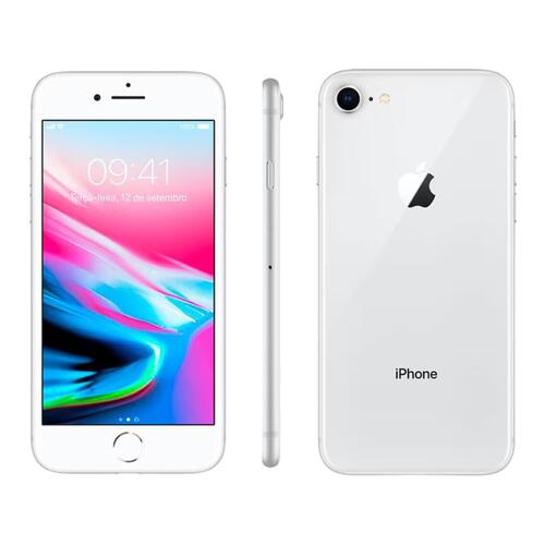 iPhone 8 64GB シルバー バッテリー 75% Comprar Apple iPhone 8 64GB Prata - Seu Celular Seminovo com