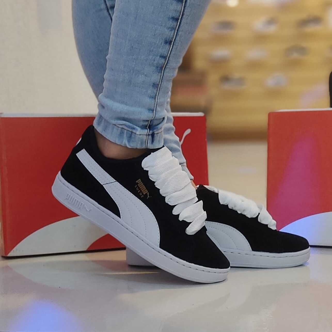 Puma Usado Tenis Da Puma Feminino 2018 Tênis Puma Suede Todo Preto