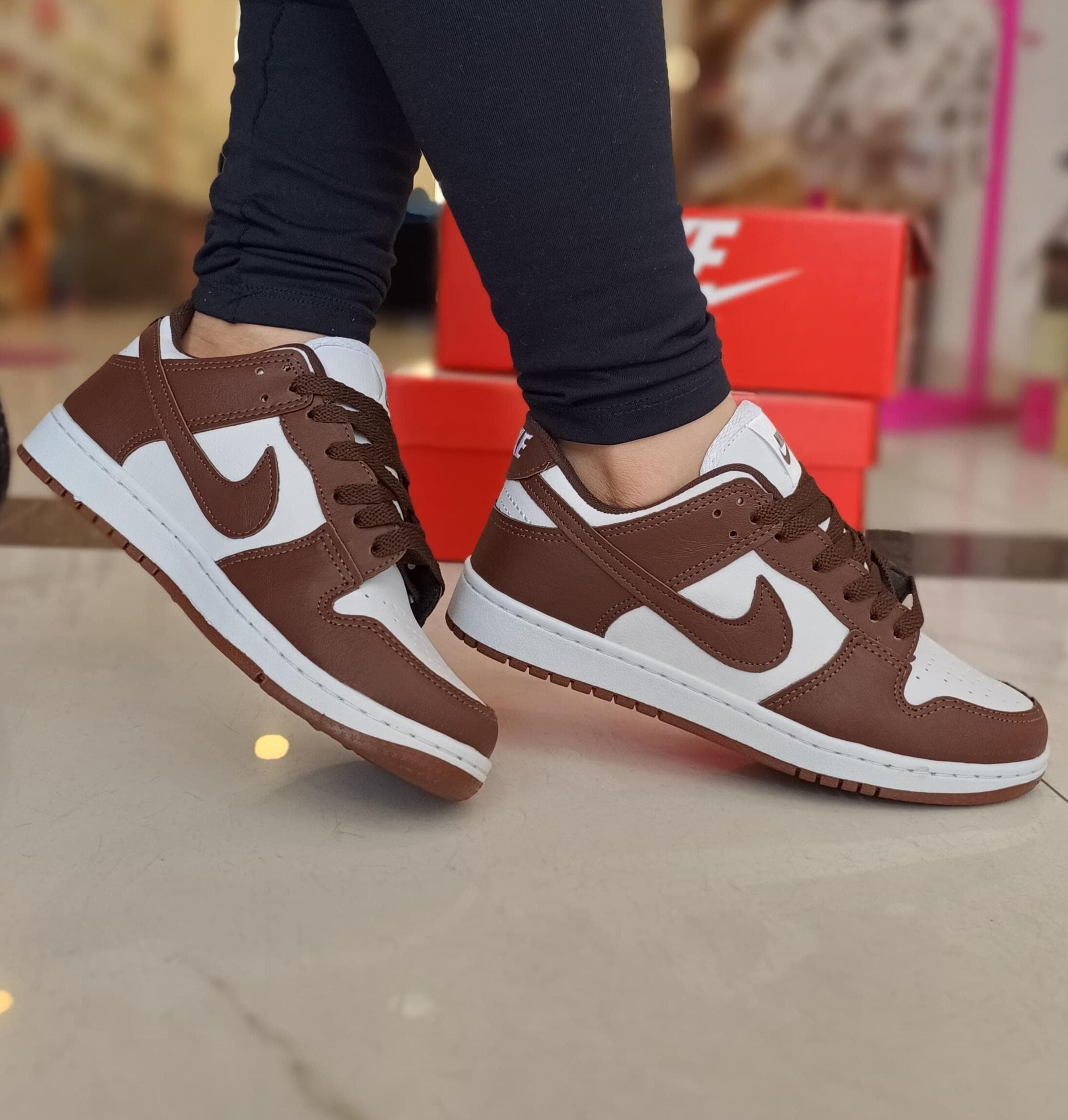 Comprar Nike Dunk Sb branco/marrom - R$99,99