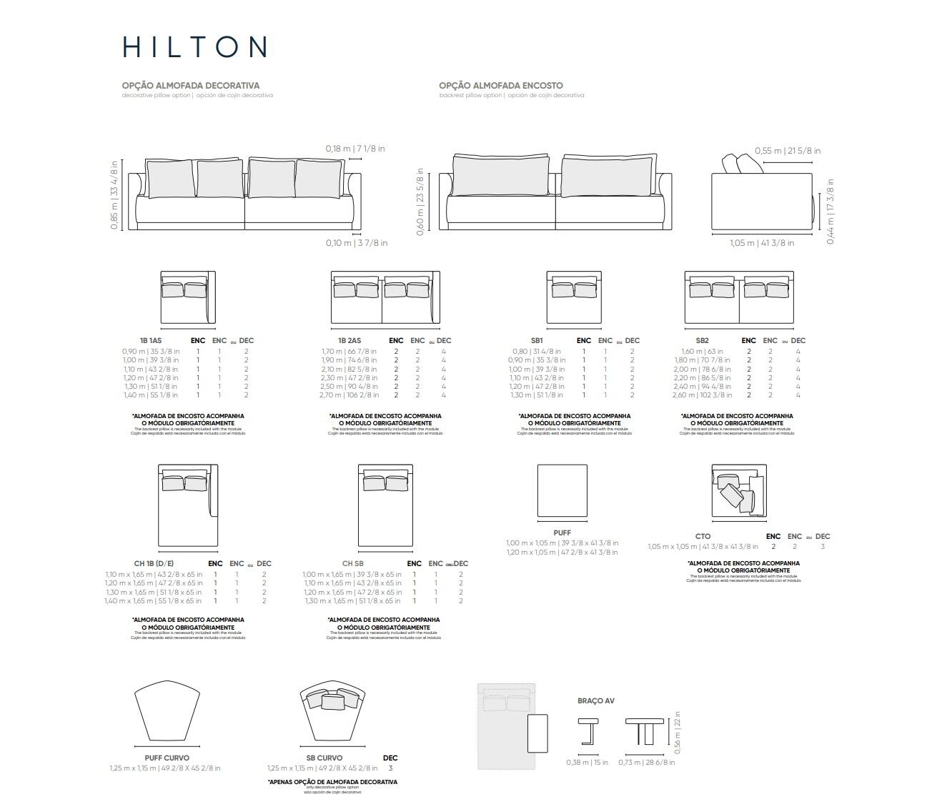 Sofá Hilton - Century