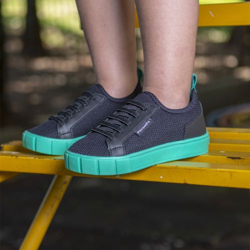 Tênis Casual Tenis Escolar Infantil Preto Masculino Tenis Feminino