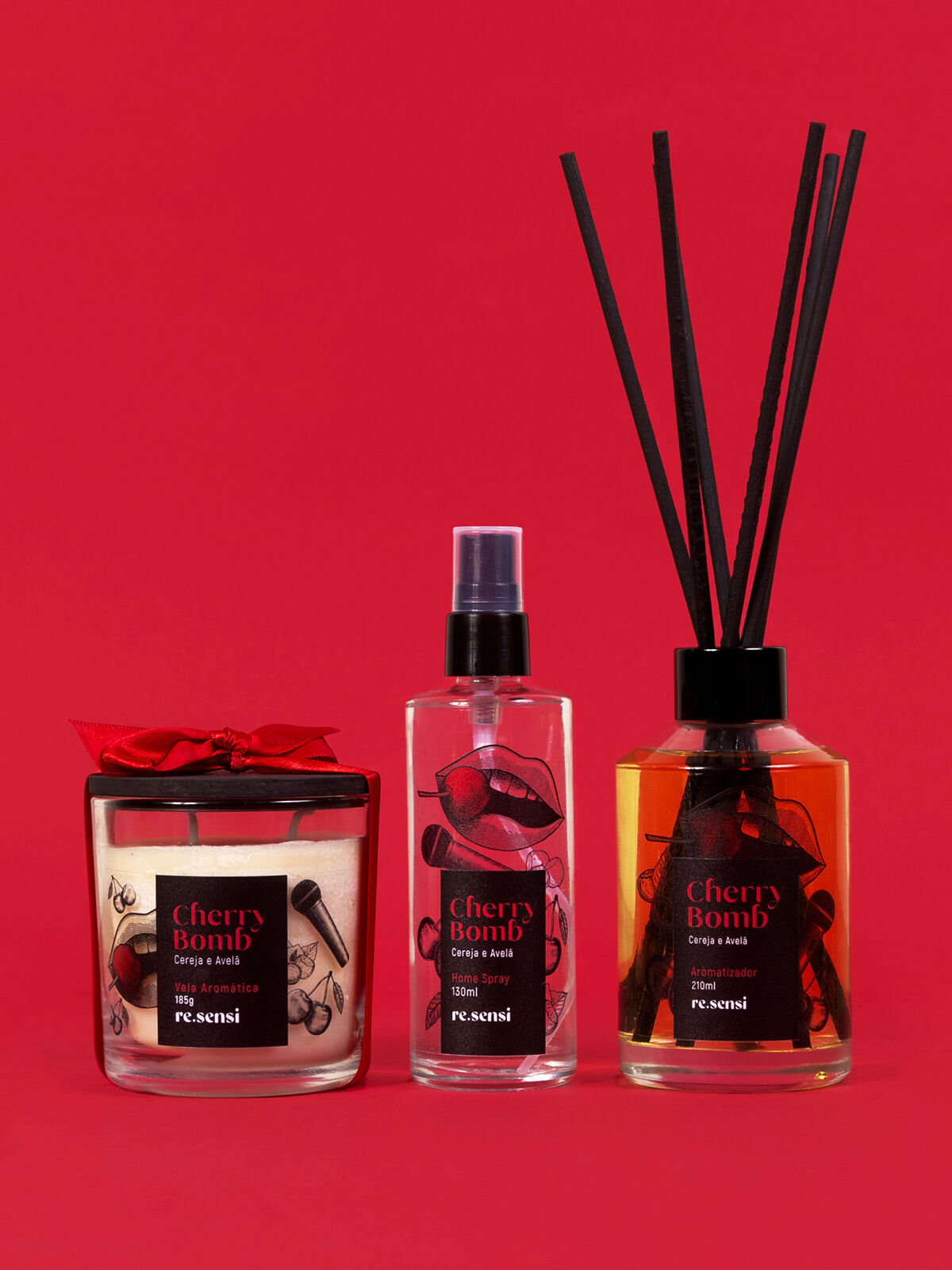 Comprar Kit Cherry Bomb a partir de R228,92 Re Sensi