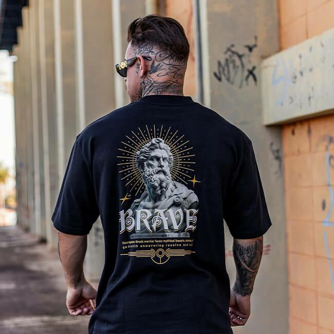 Camiseta Oversized Brave - Costas