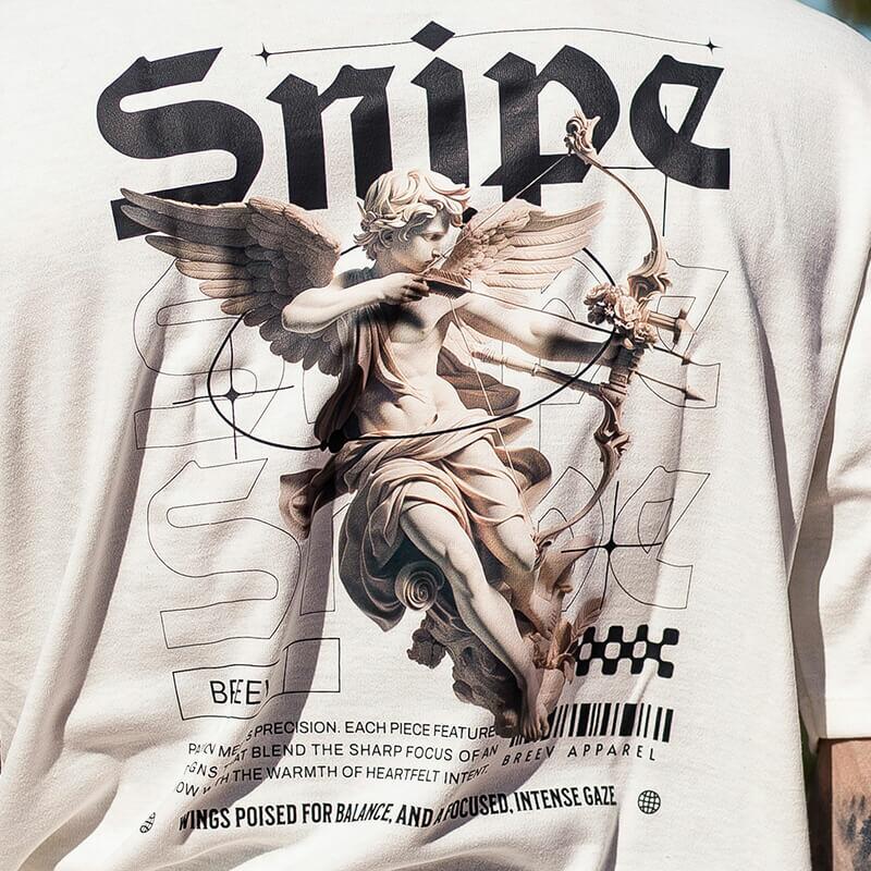 Estampa em DTF da camiseta Breev Angel Snipe
