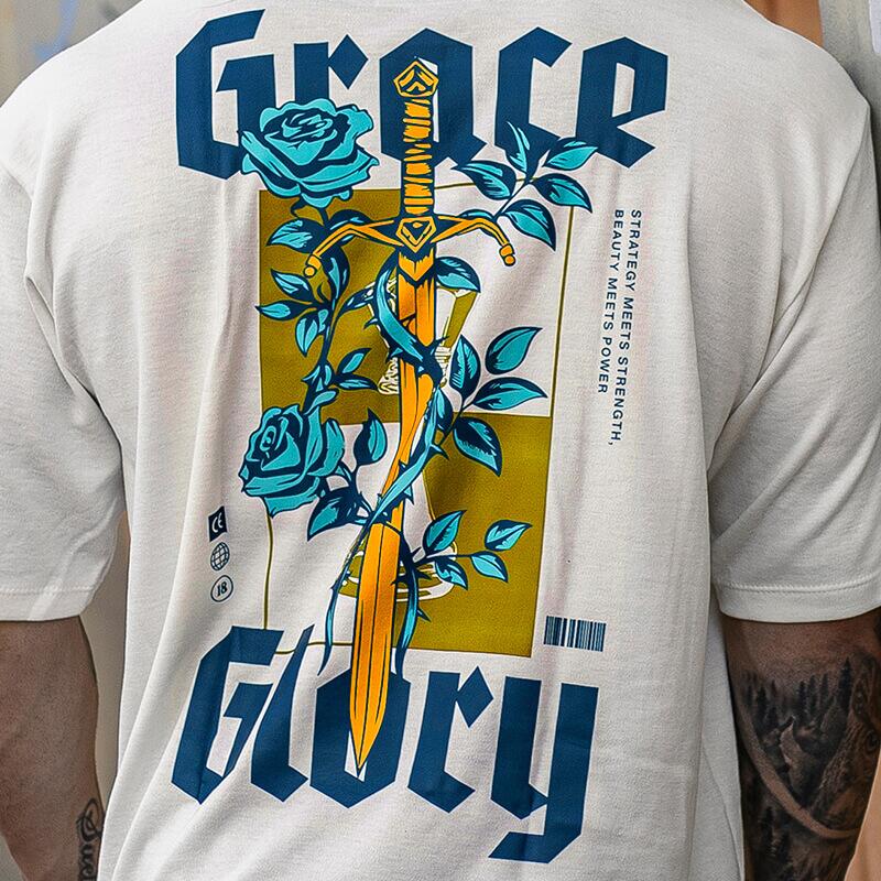 Estampa DTF Premium da camiseta Grace Glory