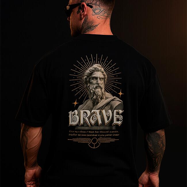 Lifestyle camiseta oversized Brave da Breev