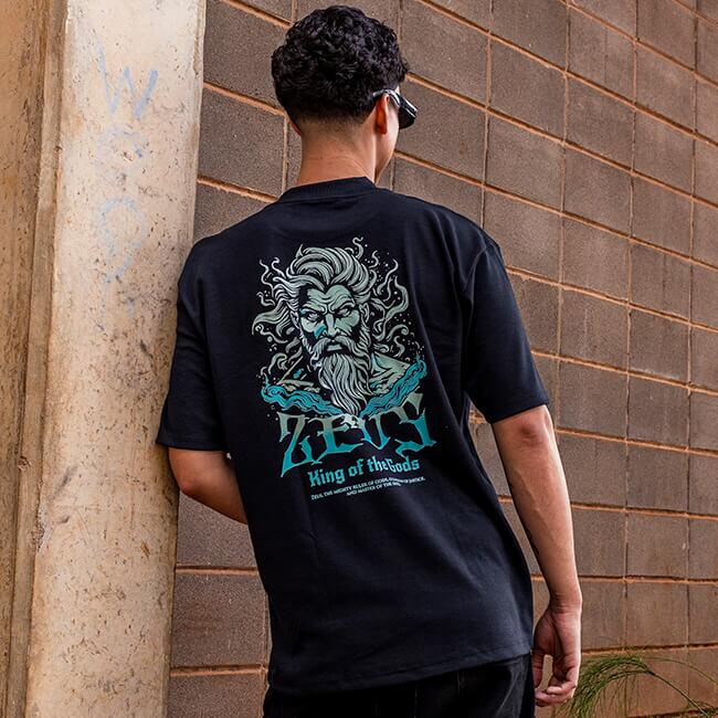 Ficha t�cnica da camiseta Zeus Greek
