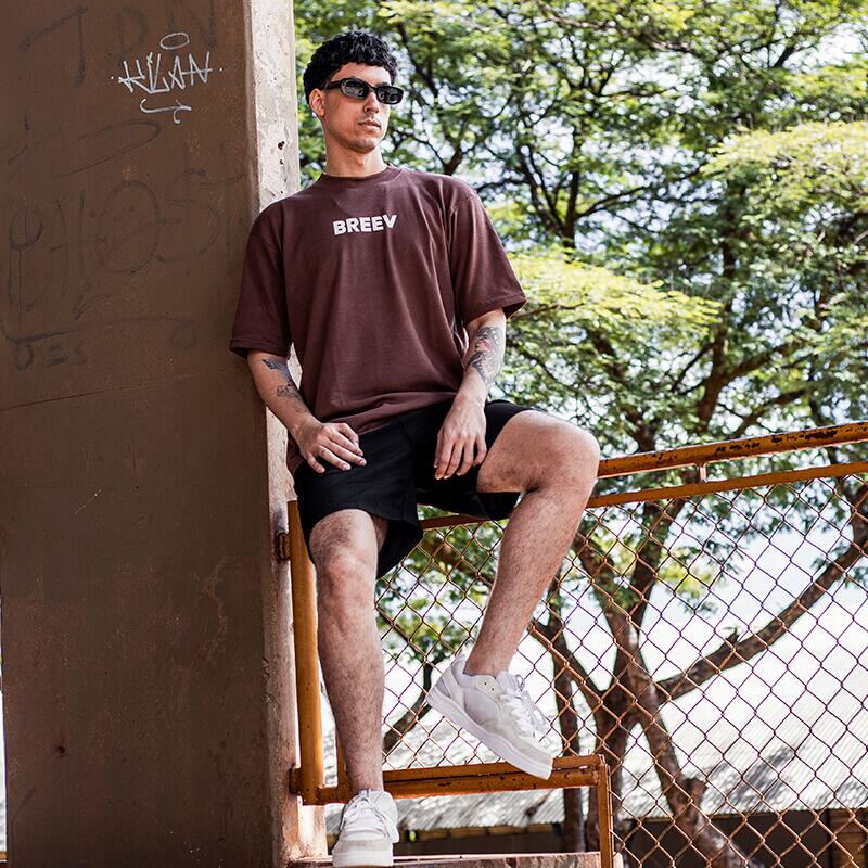 Camiseta Breev Oversized Heavy Basic apresentação