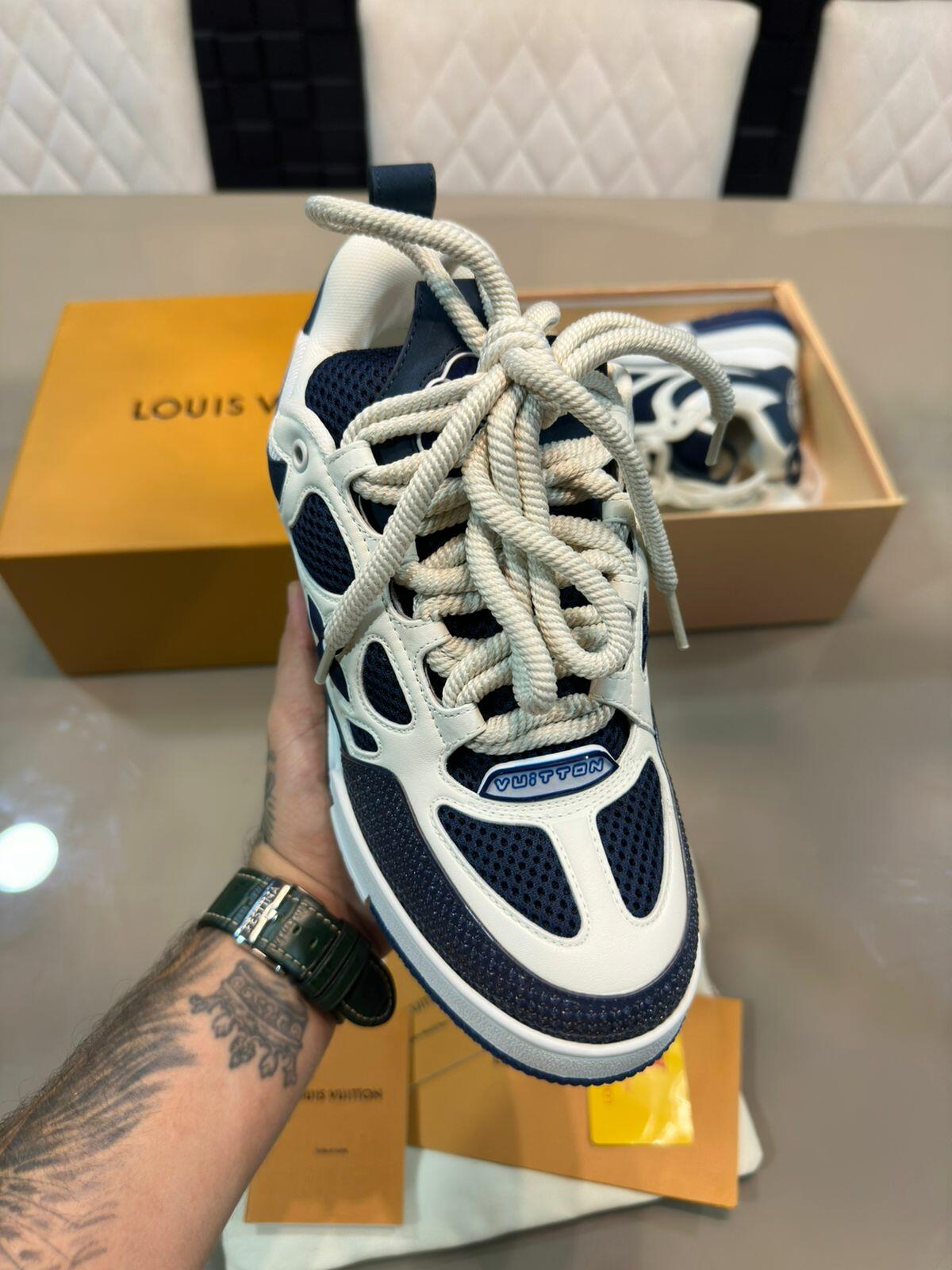 Comprar Tênis Louis Vuitton Marinho/Branco - R$1.800,00