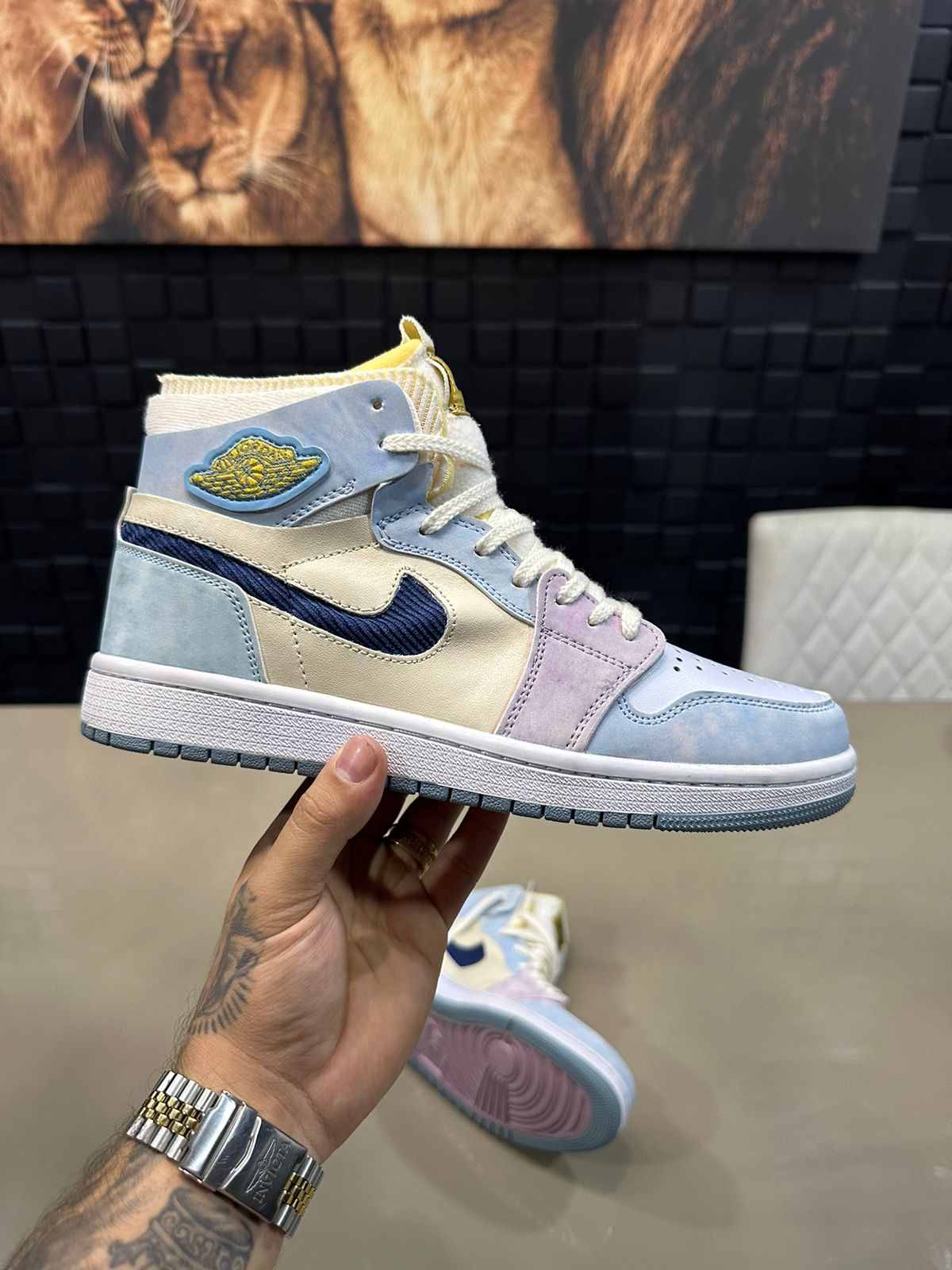 Comprar Tênis Air Jordan 1 High Zoom Air CMFT Azul Celestino - R