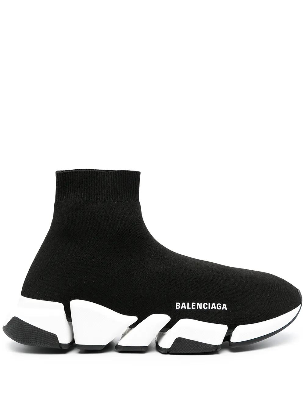 Comprar BALENCIAGA SPEED TRAINER PRETO E BRANCO - R$1.200,00