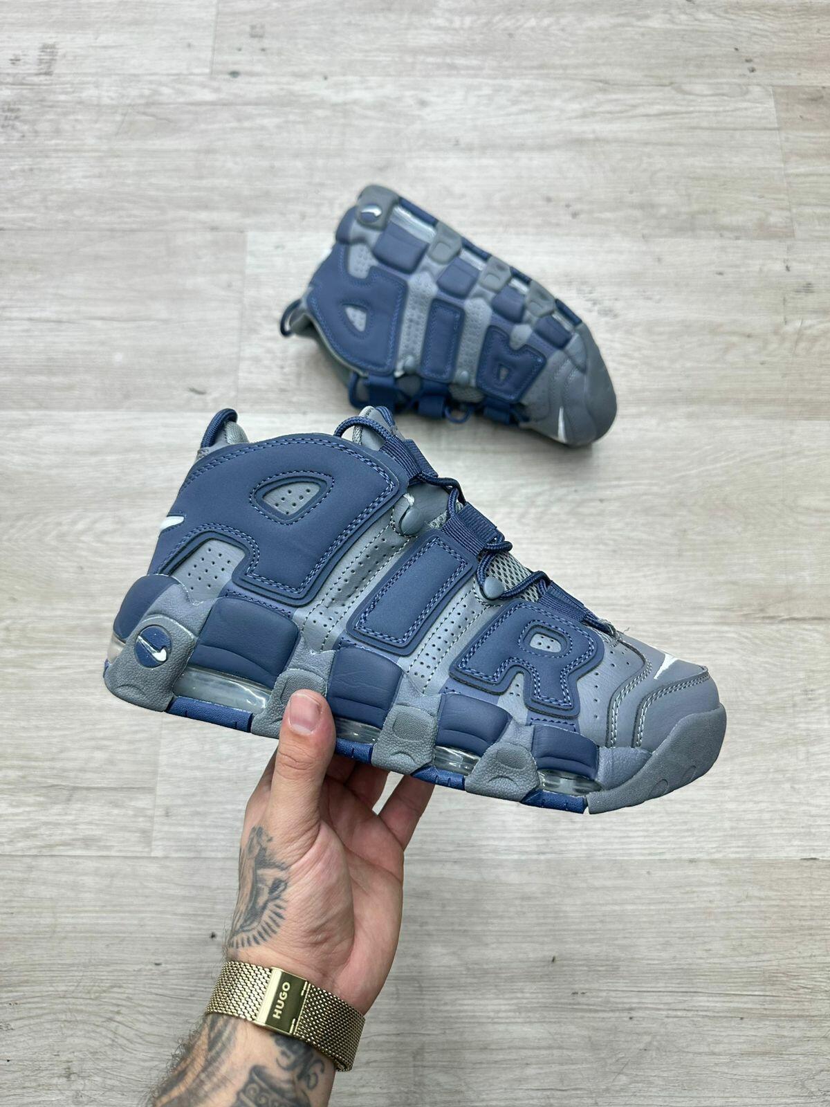 Comprar Tenis Nike Air More Uptempo Low cinza/azul - R$800,00