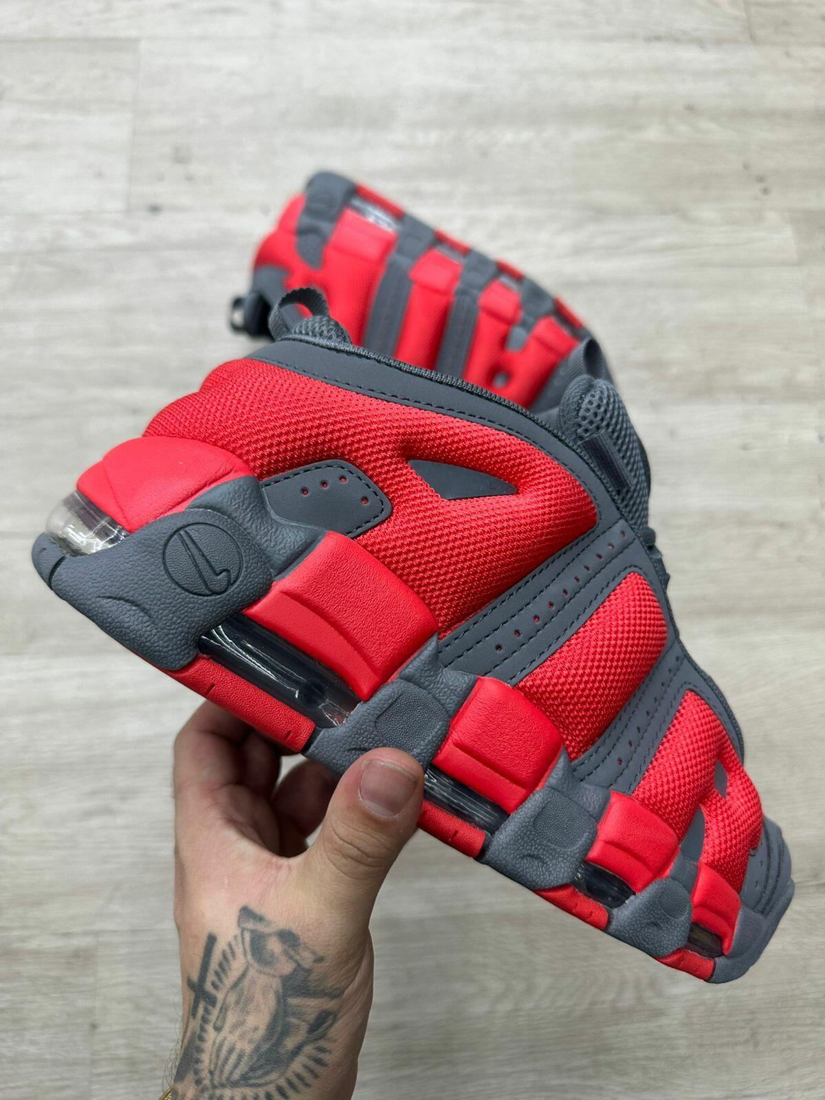 最終【程度極上】AIR MORE UPTEMPO LOW 29cm 試し履きのみ Comprar Tenis Nike Air More Uptempo Low Cinza/Vermelho