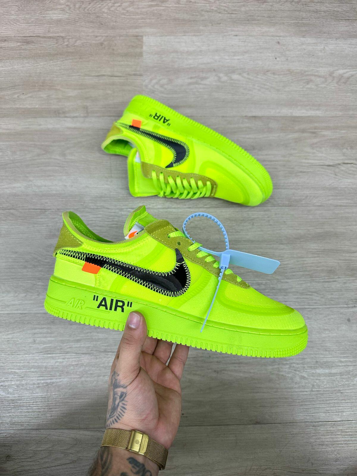 Comprar Nike Air Force 1 x Off-White Volt - R$800,00