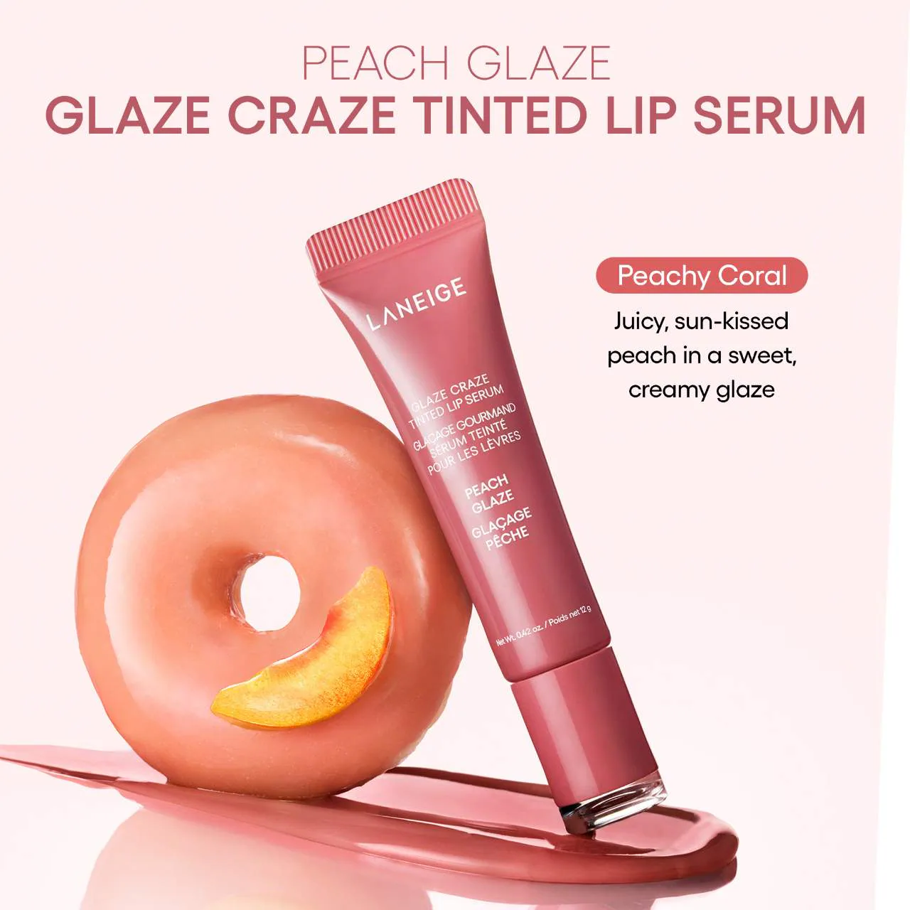 Comprar LANEIGE - GLAZE CRAZE TINTED POLYPEPTIDE LIP SERUM PEACH