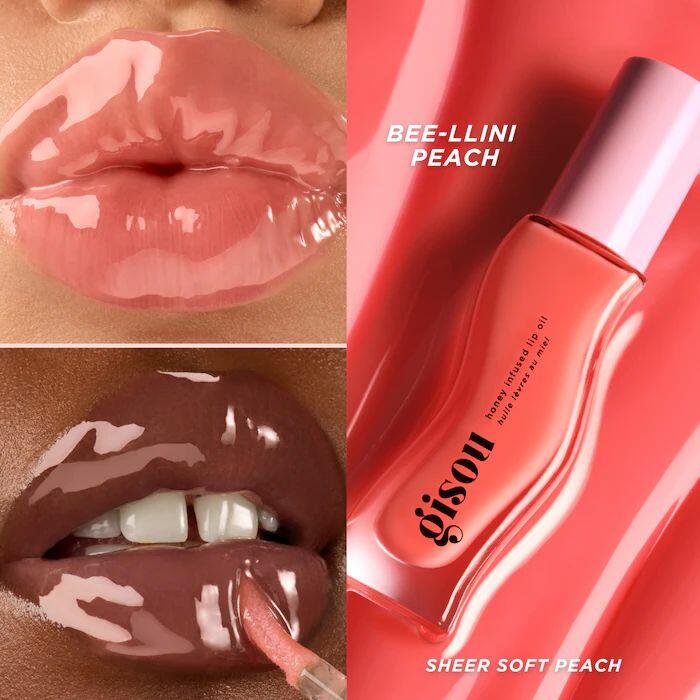 Comprar GISOU - HONEY INFUSED HYDRATING LIP OIL BEE-LLINI PEACH