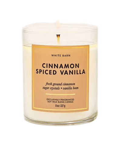 Comprar BATH BODY WORKS - CANDLE CINNAMON SPICED VANILLA 227G - R
