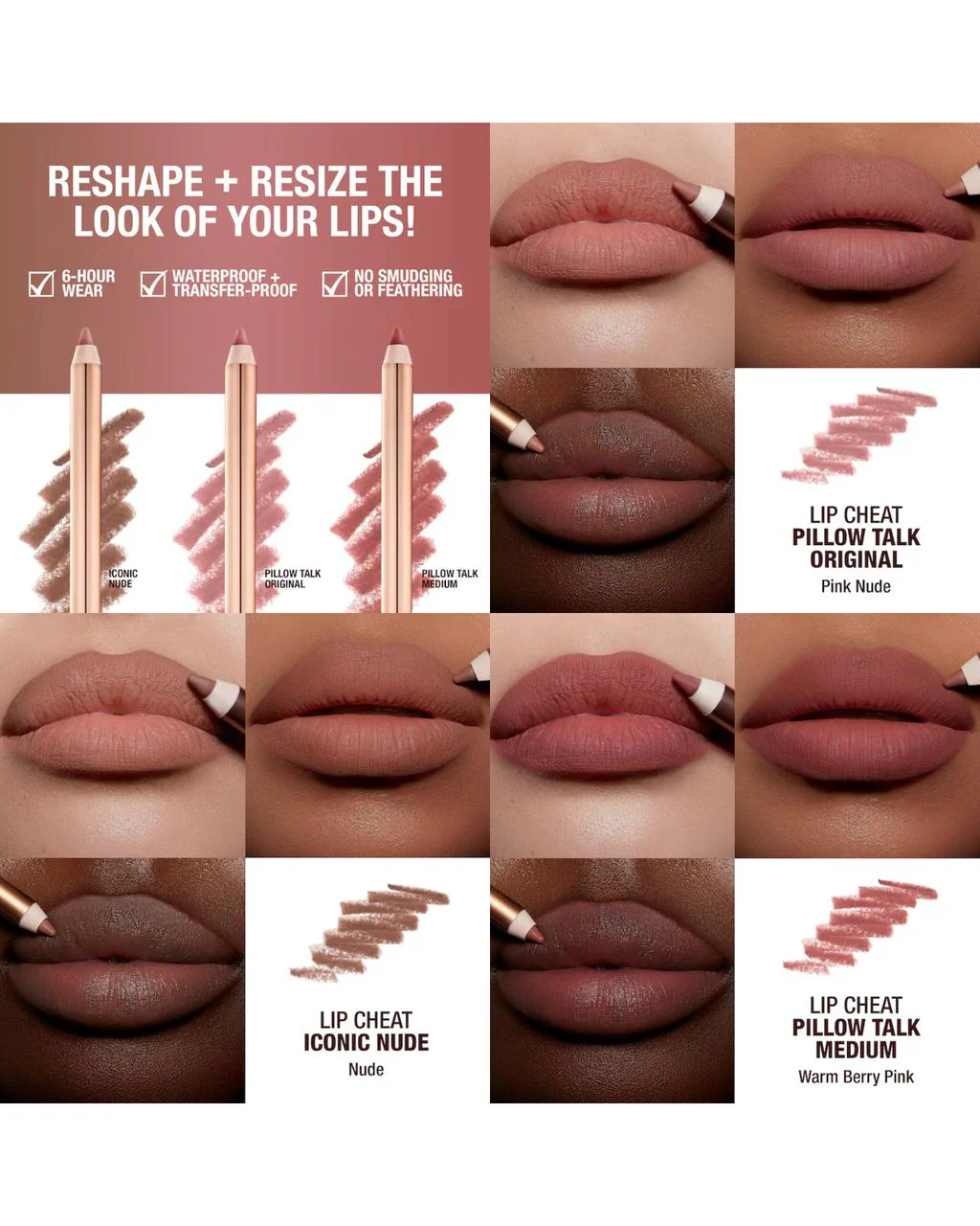 Comprar CHARLOTTE TILBURY - ICONIC MINI LIP CHEAT TRIO - R$449,00