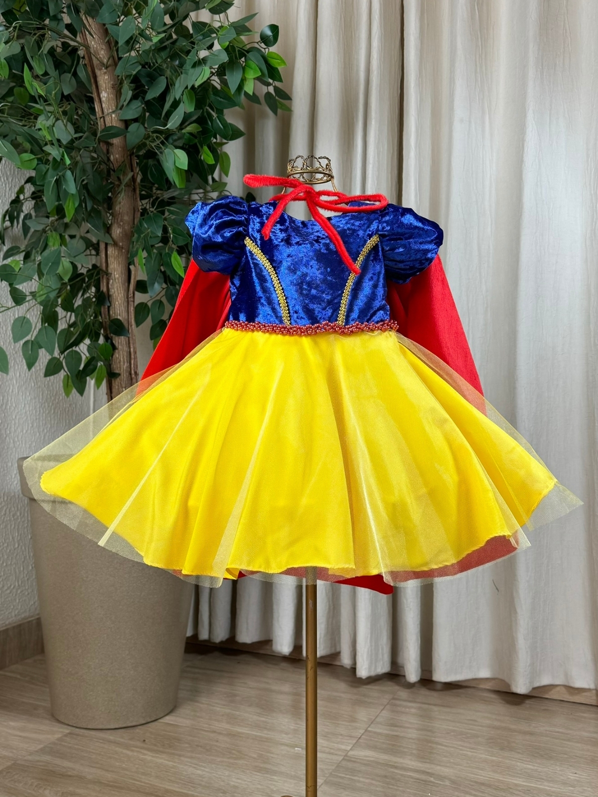 Comprar Vestido Fantasia Branca de Neve Madaminha Moda Infantil