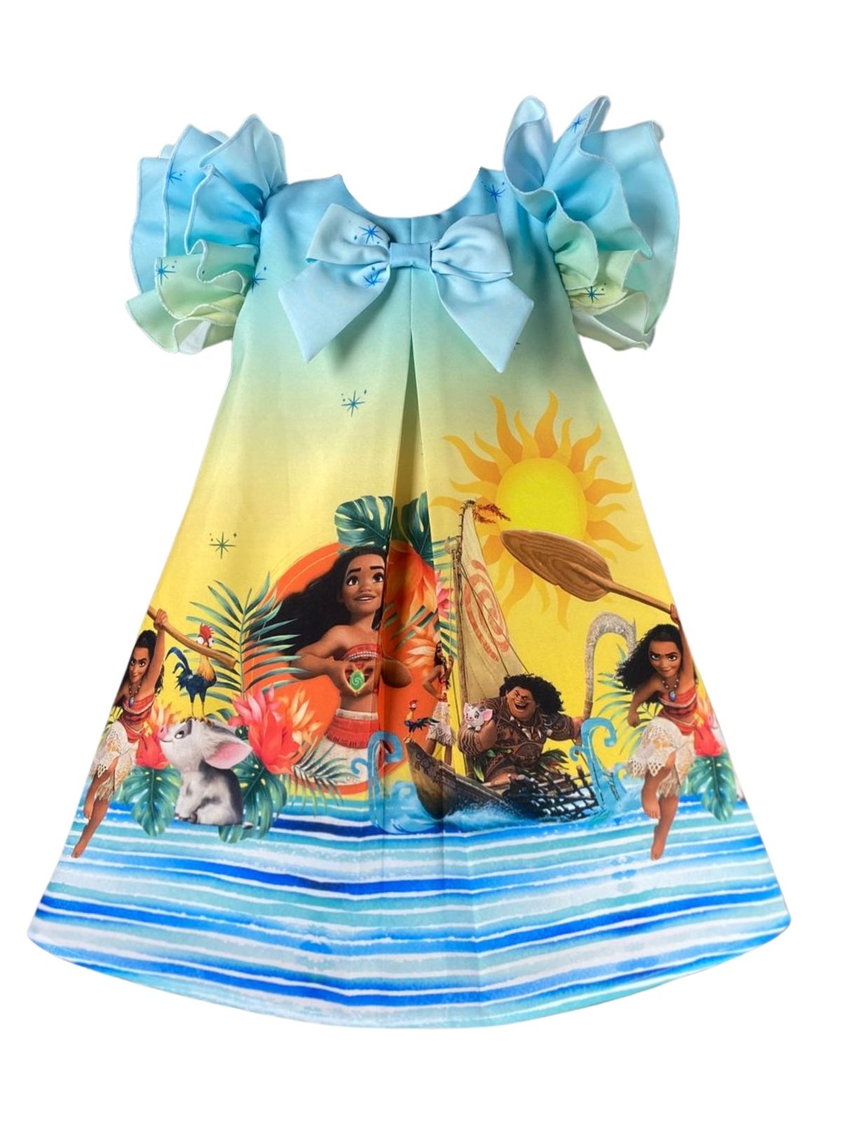 Comprar Vestido Trapézio Moana Sol TBM Madaminha Moda Infantil