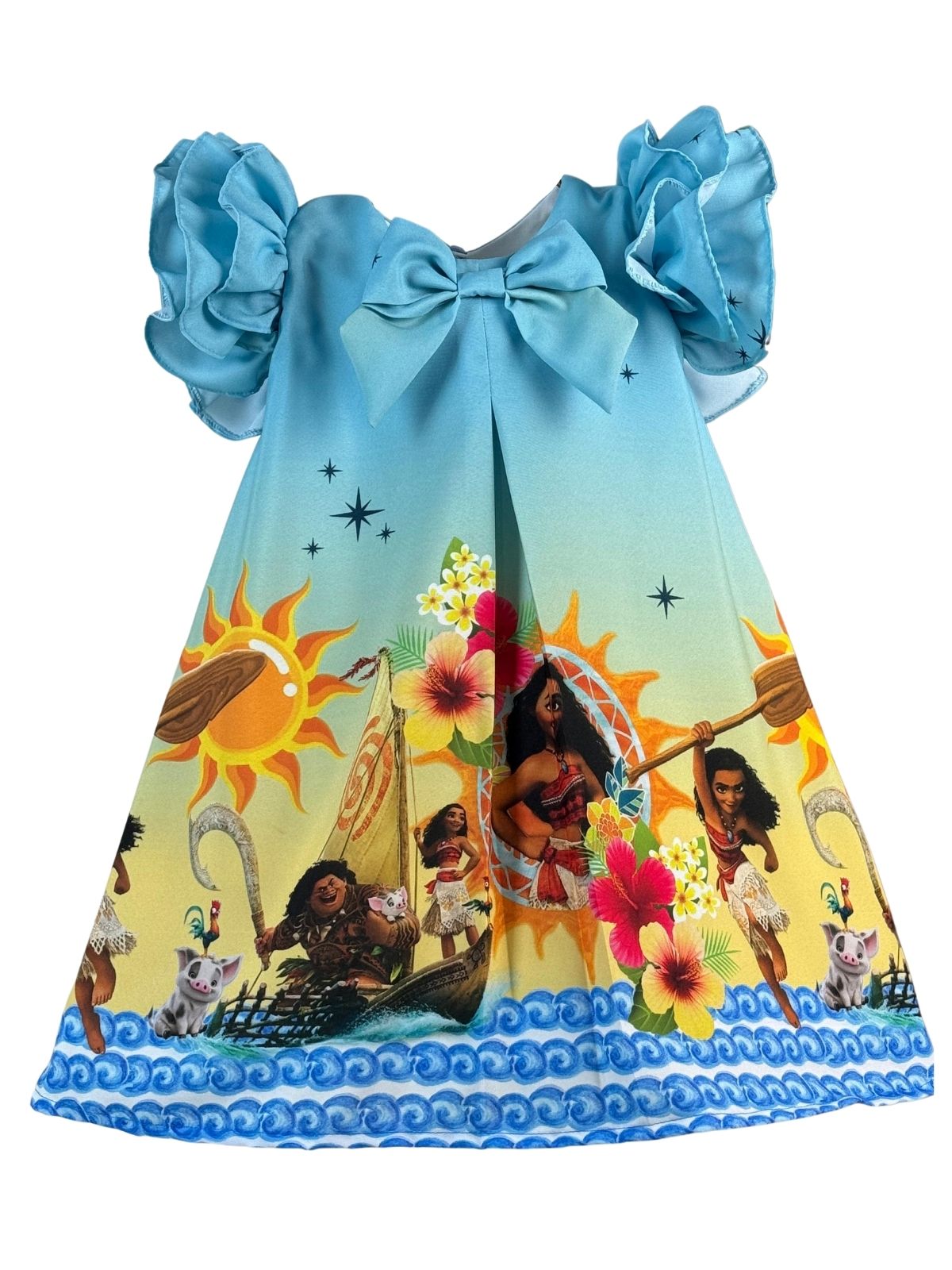 Comprar Vestido Trapézio Moana Praia TBM Madaminha Moda Infantil