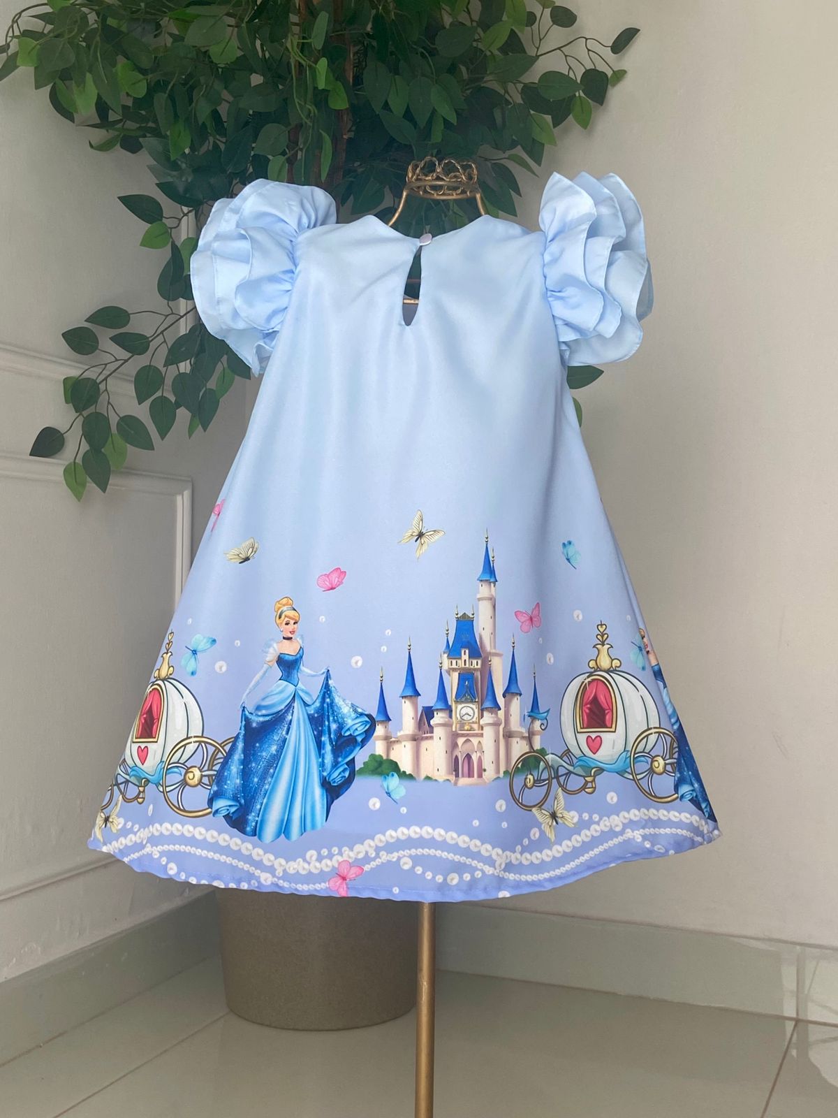 Vestido Trapézio Cinderela TBM