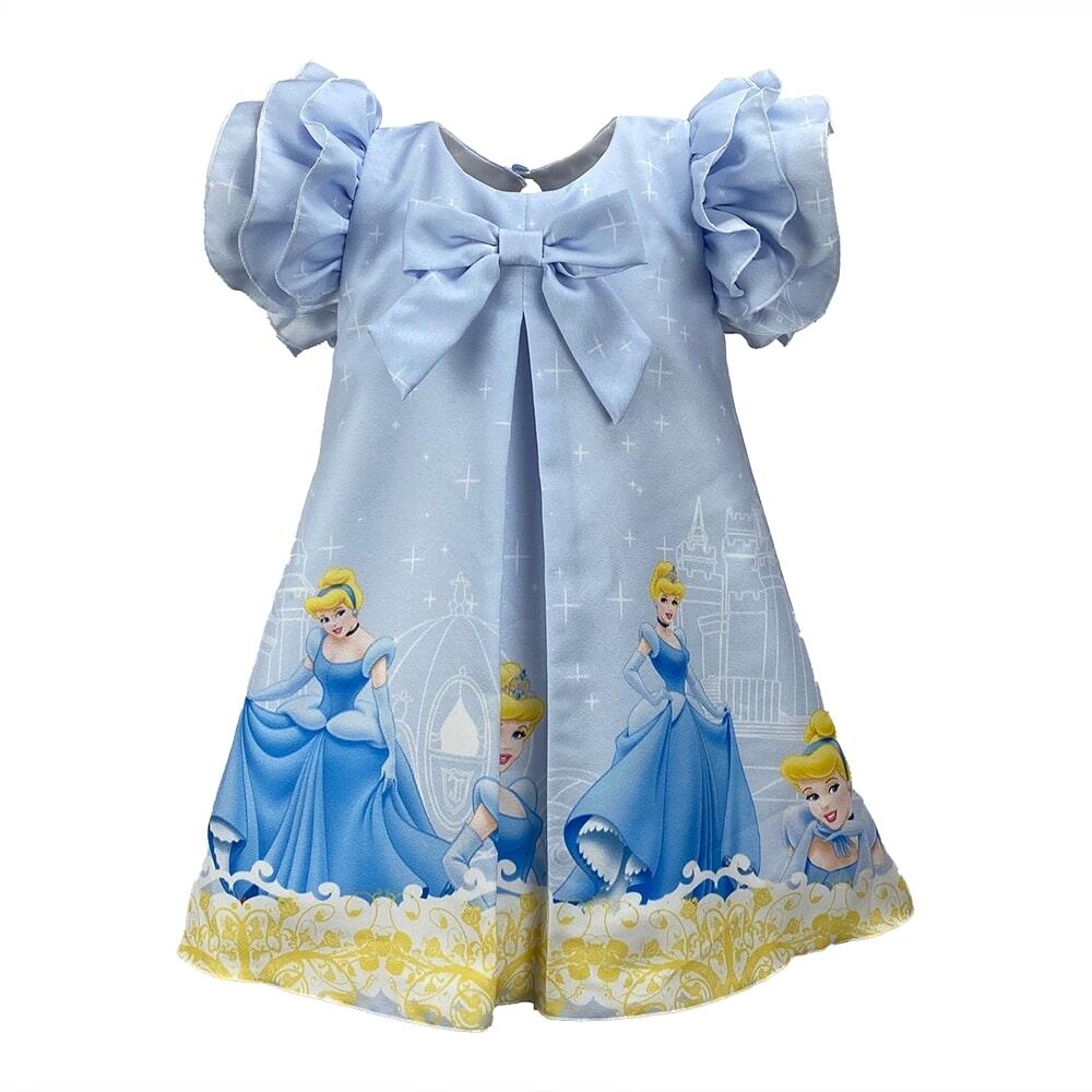 Vestido De Festa Cinderela- Vestido De Temas Infantis