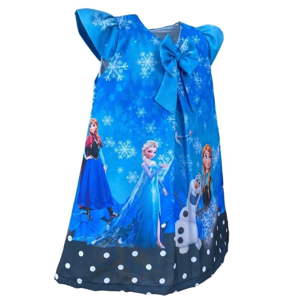 Vestido super luxo Elsa - Frozen 1 - Toda Encanto