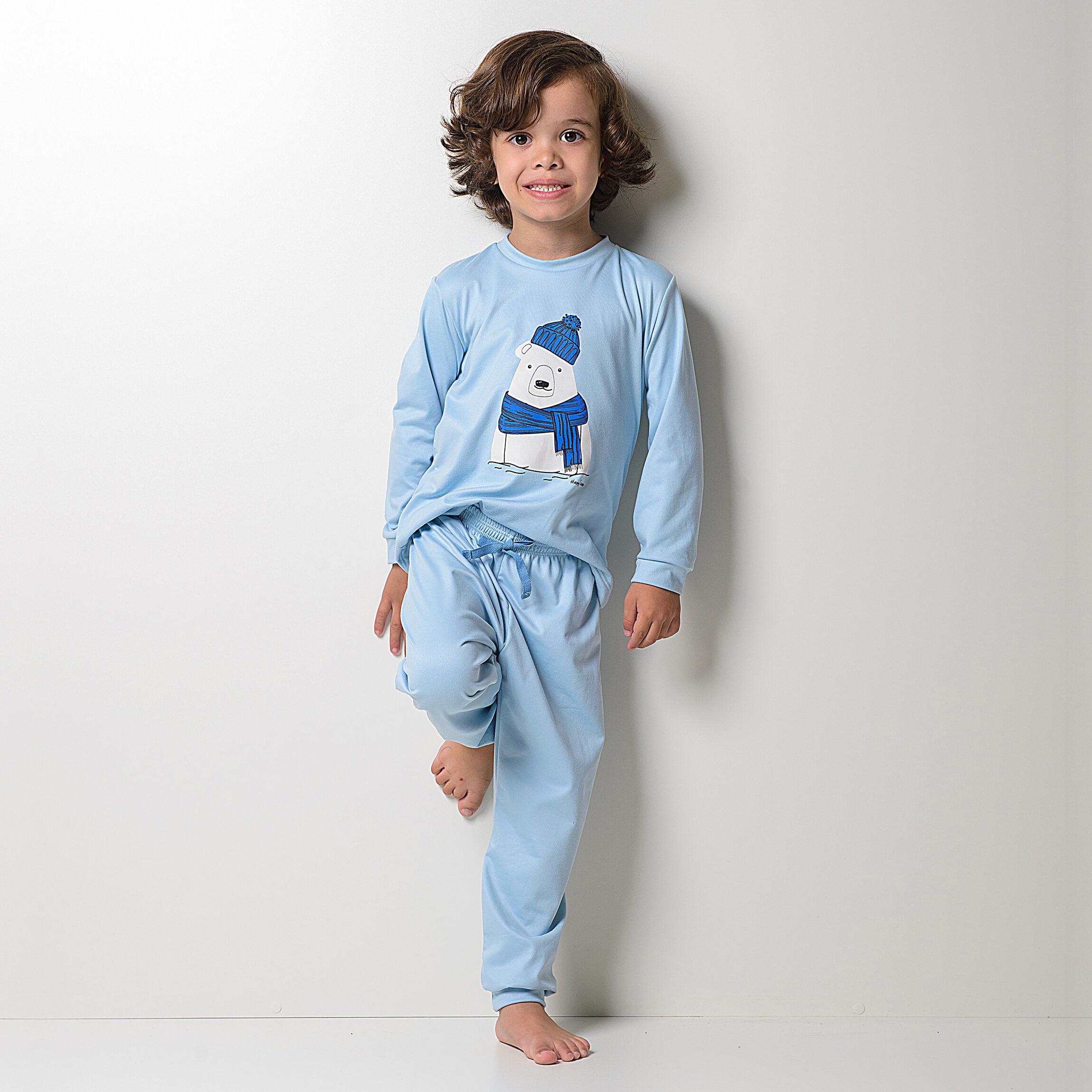 Pijama Roupa Termica Para Frio Intenso Infantil Proteção Térmica