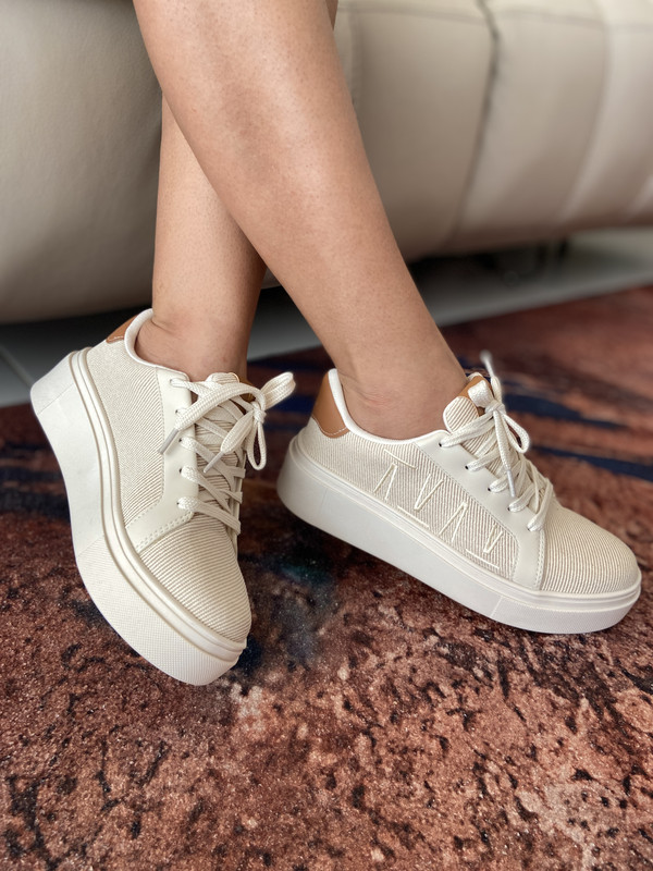 Vizzano Tenis Feminino Moderno 2018 Tênis Casual Off White