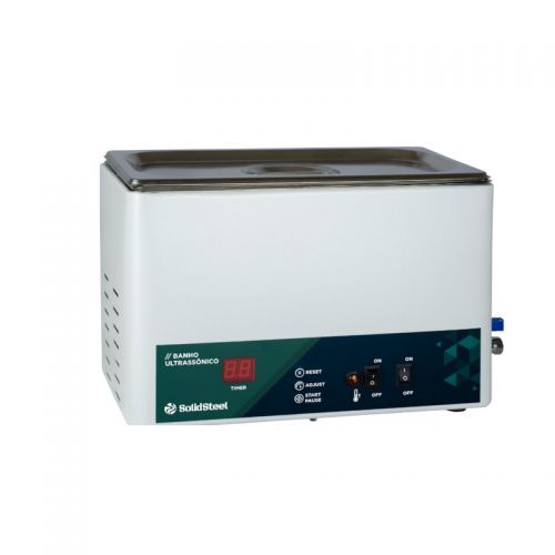 BANHO ULTRASSÔNICO COM TIMER SSBu 10 LITROS BIVOLT