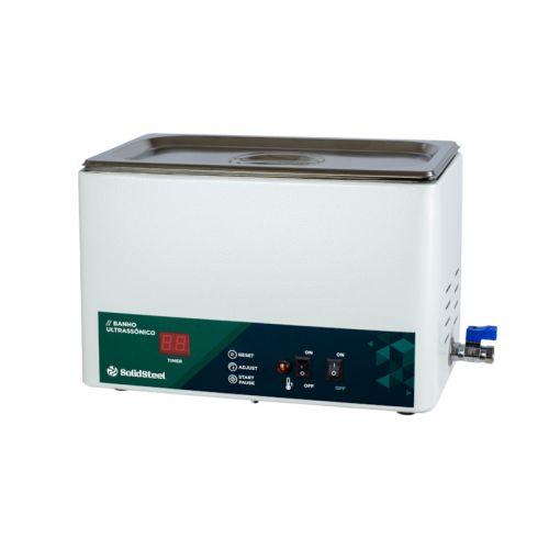 BANHO ULTRASSÔNICO COM TIMER SSBu 10 LITROS BIVOLT