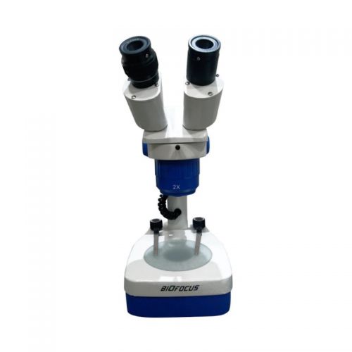 Estereomicroscópio Binocular com aumento de 80x sem Zoom Iluminação de LED - Biofocus XT-3L-NM-BI
