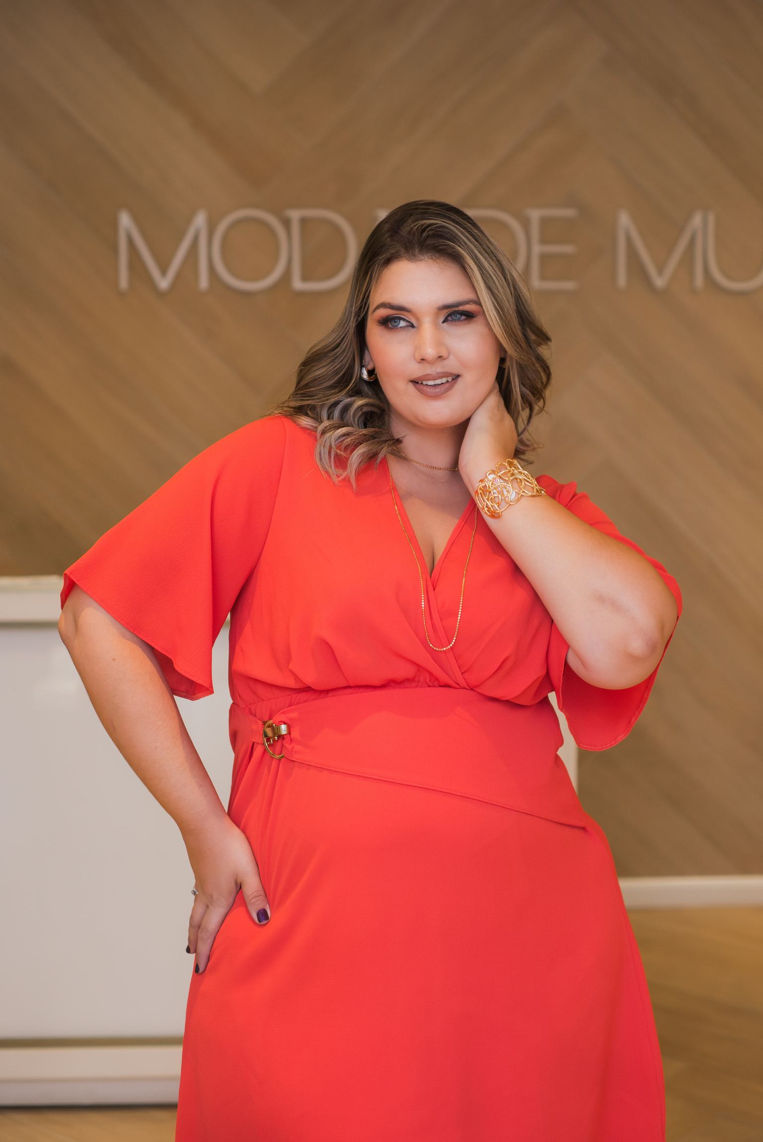 Plus Size Vestido Transpassado Vermelho Vestido Rosa E Vermelho