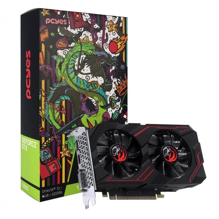 Placa De Vídeo Nvidia Geforce GTX 1650 4GB GDDR6 128 Bit