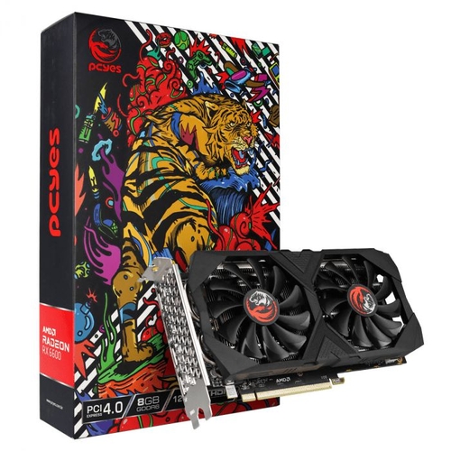 PLACA DE VIDEO AMD RADEON RX 6600 8GB GDDR6 128 BITS