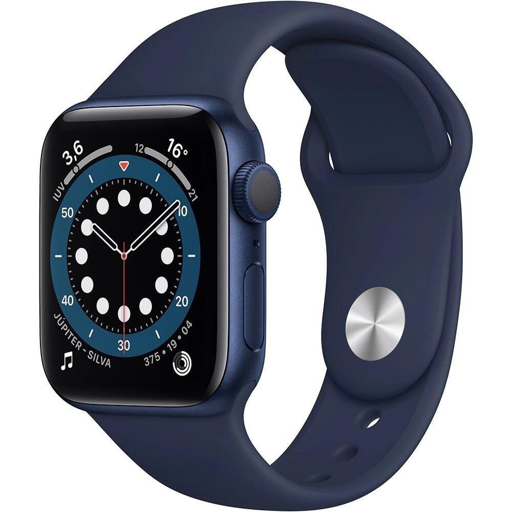 Apple Watch Edition Series 6/GPS+セルラー/40mm/A2375/チタニウム〈MJ4M3J/A〉 Apple Watch Series 6 (GPS) 40mm caixa azul de alumínio - a partir