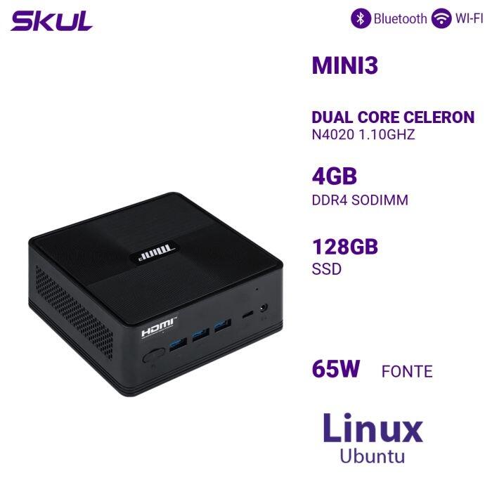 COMPUTADOR MINI3 DUAL CORE CELERON N4020 1.10GHZ - a partir de R
