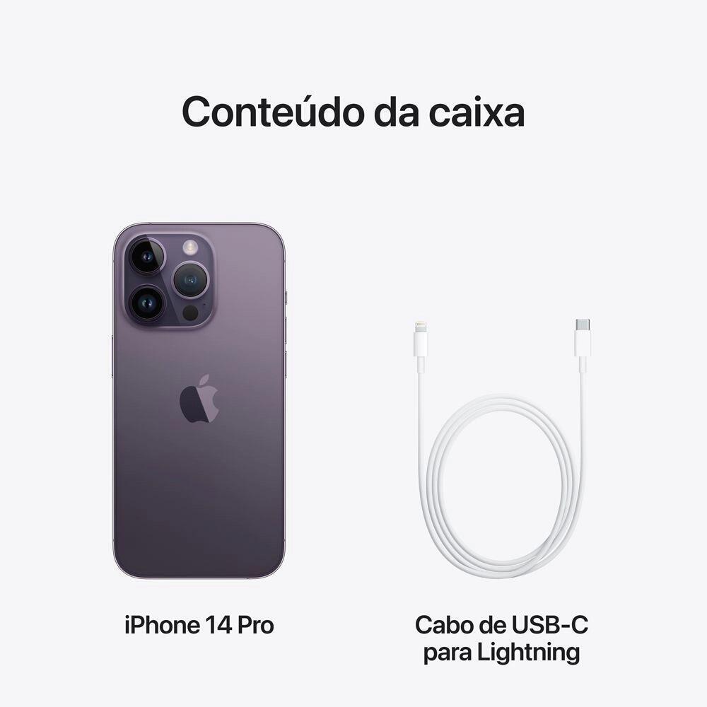 Apple iPhone 14 Pro 128GB iOS 5G Wi-Fi Tela 6.1''