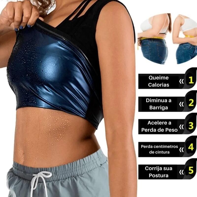 Comprar Camiseta Térmica Efeito Sauna Feminino - Balisc Moda Fitness e  Casual
