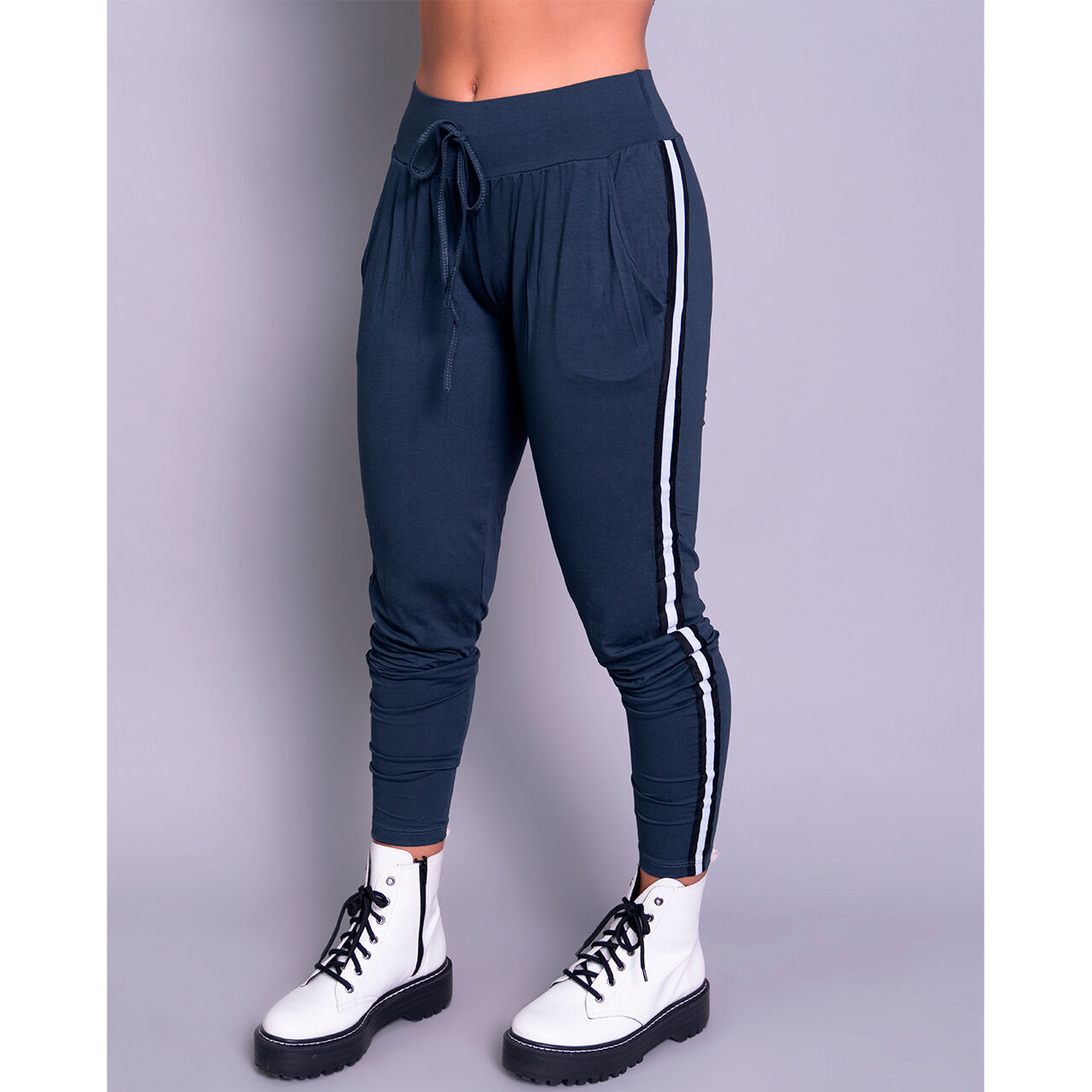 Foto CalÃ§a Ribana CalÃ§as Ribanas Com Listras Calça Ribana Atacado