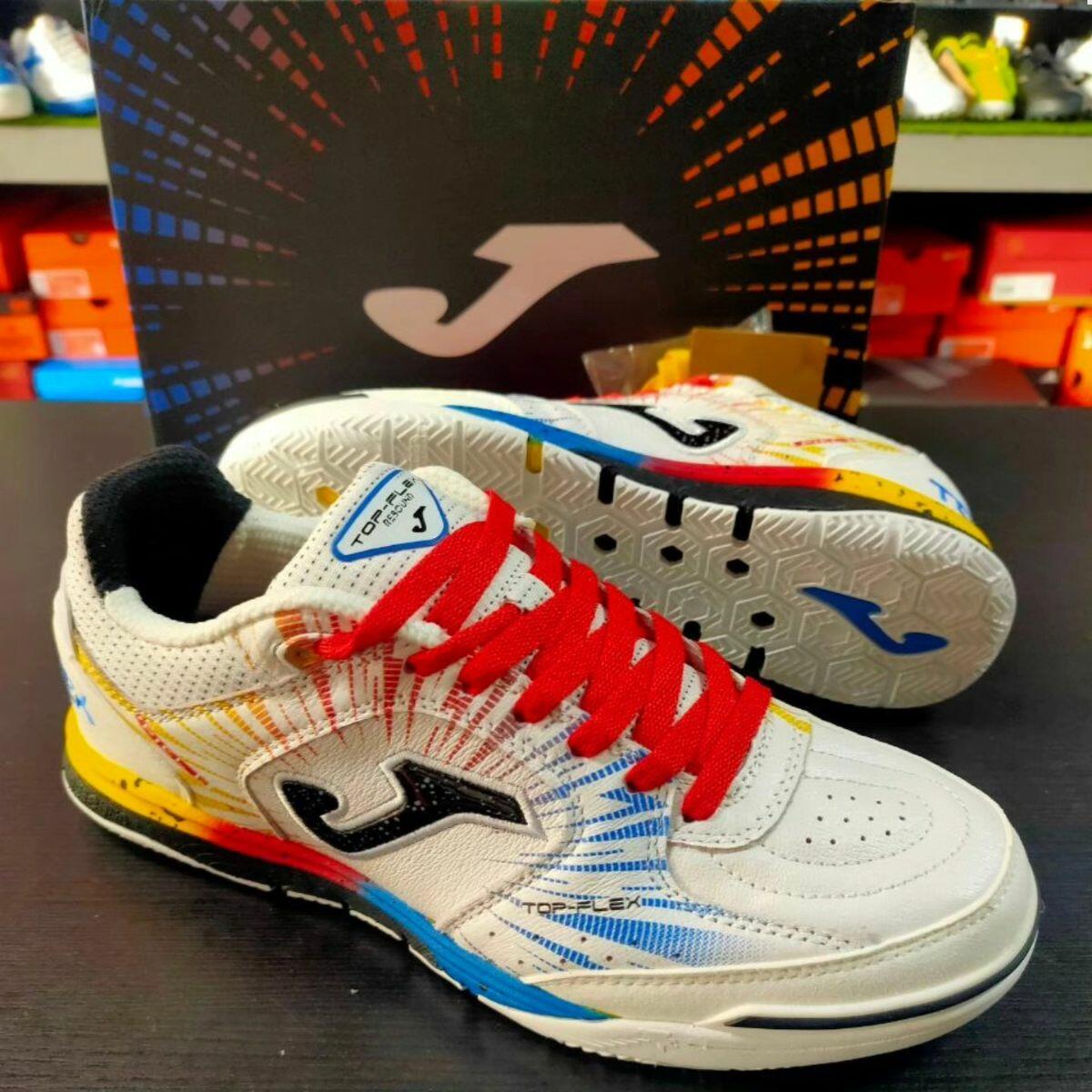 JOMA TOPFLEX トップフレックス Chuteira de Futsal Joma Top Flex Rebound Mundial 2024 Branco